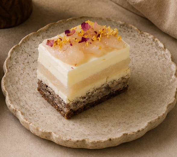 SIGNATURE ROSE AND LYCHEE CAKE