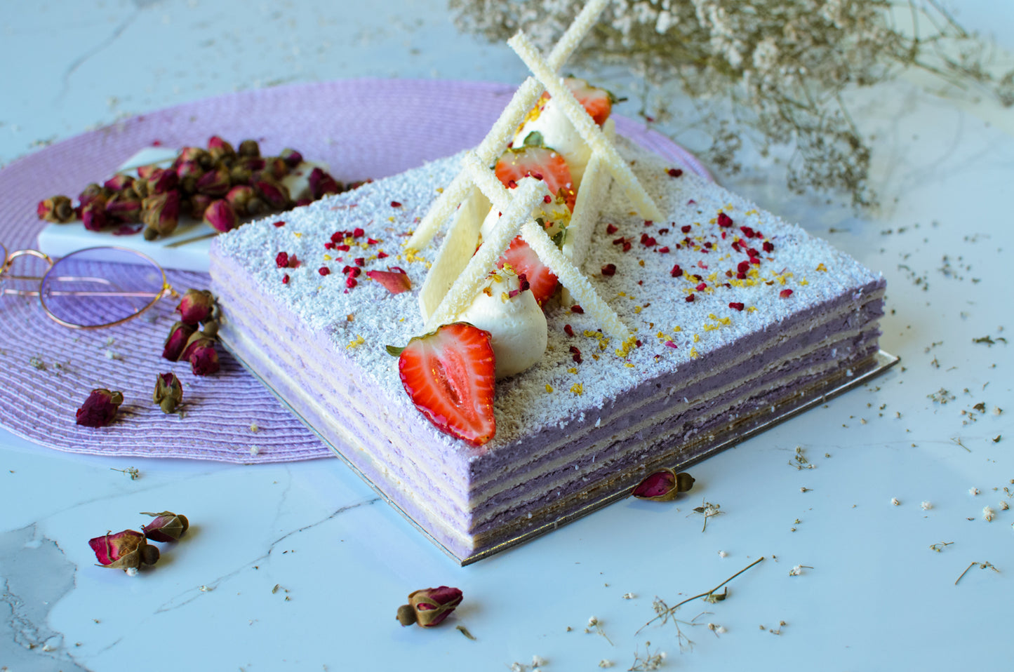 TARO AND COCONUT CAKE (NUT-FREE)