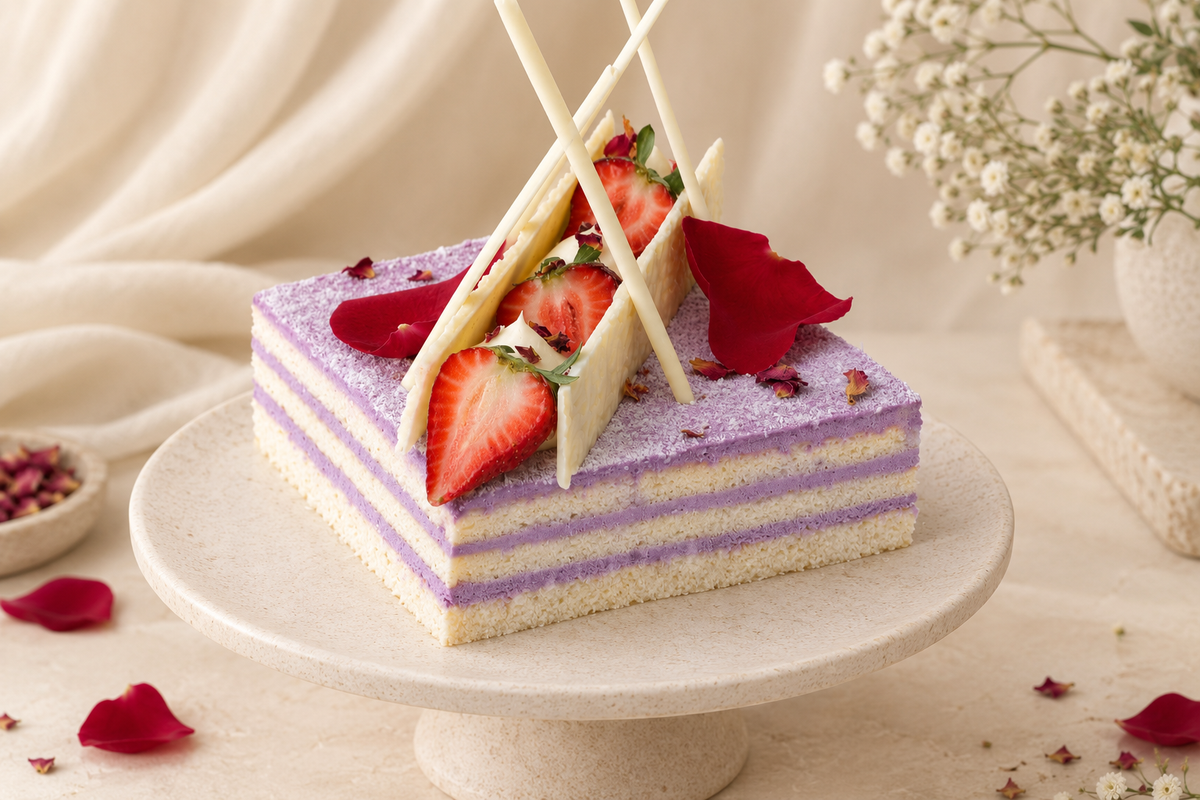 TARO AND COCONUT CAKE (NUT-FREE)