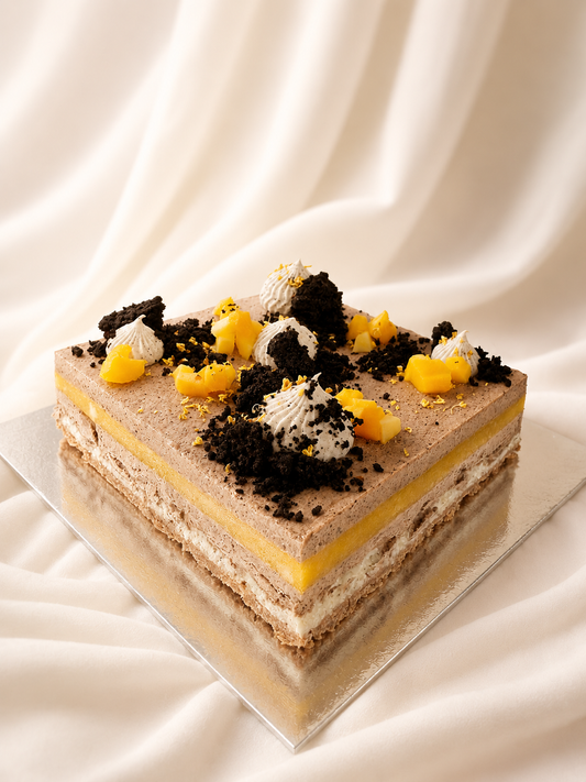 MANGO & BLACK SESAME MOUSSE