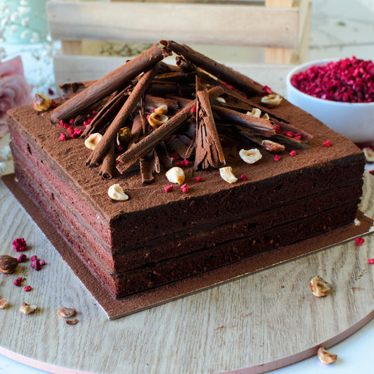 VEGAN CHOC HAZELNUT CAKE